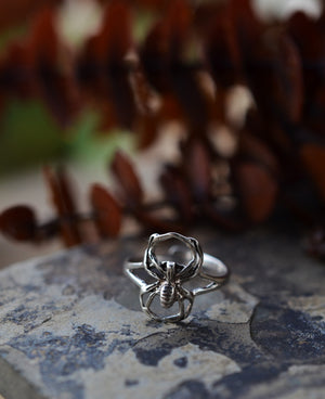 Only 3 Left! Spider Ring - Slightly Adjustable from 6-10 - Sterling Silver