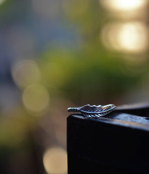 Feather Ring - Sterling Silver - SIZES 6-11!