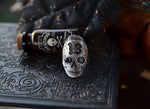 Skull Ring Lucky #13 - Black Onyx -  Will fit like a Size 10.5