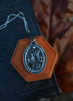 Zombie Graveyard Necklace - Black Onyx - 18" Chain Included