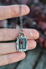 Sweet Tooth Molar Cameo - Garnet