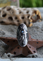 2 Shark Saddle Ring - Will fit like a Size 9