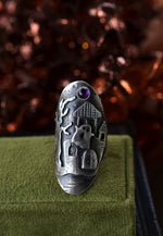 Haunted House Ring - Amethyst - Will fit like a size 5.5