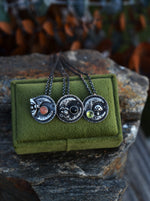 Pre-Order! X-Small Midnight Garden Moon Necklace - Choose Your Favorite!