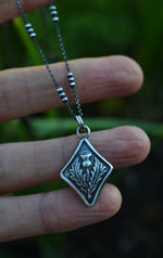 Sterling Silver Thistle Necklace - Chain Included
