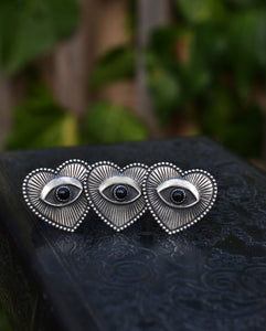 Eyes of My Heart Milagro Ring - Black Onyx - Size 7, 8.5 and 10.25