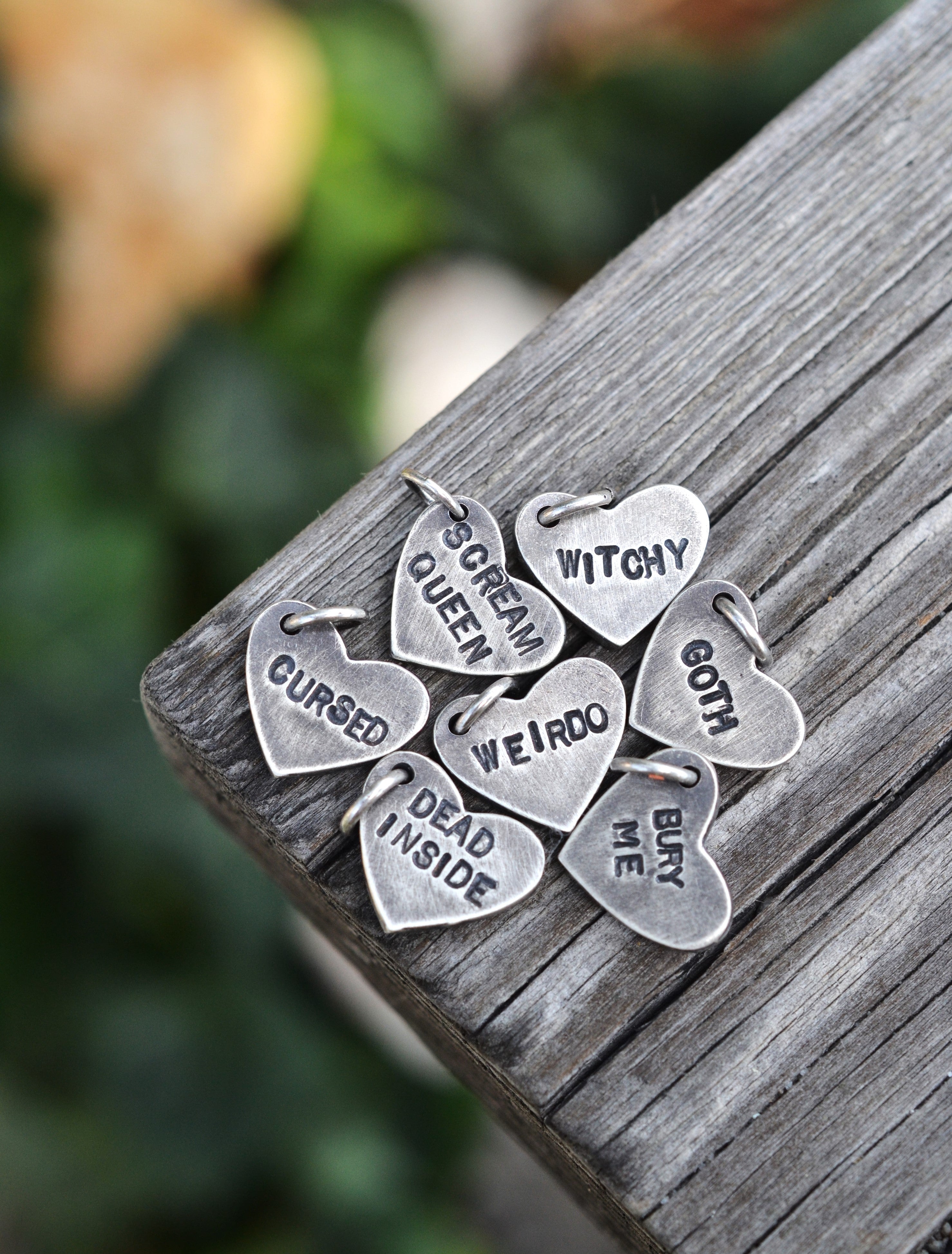 Pre-Order! Limited Edition! Halloween Candy Conversation Heart - Chain is included