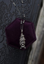Hanging Bat Necklace -  18" Chain Included