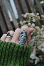 Hocus Pocus Ring - "Amuck Amuck Amuck" - Hessonite Garnet -  Size 10