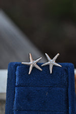 Only 1 Pair Left! Starfish Stud Earrings - Sterling Silver