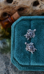 Only 1 Pair Left! Honu Sea Turtle Stud Earrings - Sterling Silver