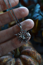 Only 2 Available! Widow Weaver Necklace -  18" Chain Included