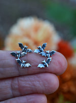 Cauldron of Bats Stud Earrings - Sterling Silver