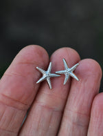 Only 1 Pair Left! Starfish Stud Earrings - Sterling Silver