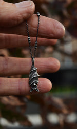 Hanging Bat Necklace -  18" Chain Included