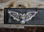 X-Large Candy Corn Bat Necklace  - OOAK - 18" Chain