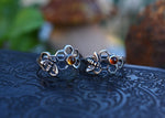 Pre-Order! Save the Bees Honeycomb Ring - Sterling Silver - Choose Your Stone and Your Size