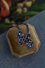Pre-Order! Save the Bees Honeycomb Necklace - Choose Your Gemstone and Chain Length