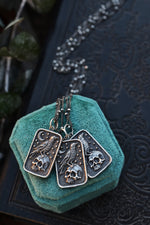 Death in the Desert - Raven/Skull Charm - 18" Chain Included