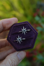 Midnight Star Ring - Sterling Silver - Sizes 5-10!