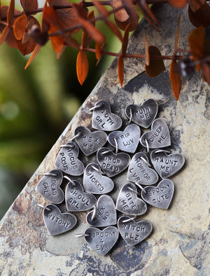 Pre-Order! Limited Edition! Halloween Candy Conversation Heart - Chain is included