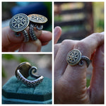 Pre-Order! Davy Jones Locker Ring  - Sterling Silver and Brass