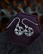 Only 1 Pair Left! Fungi Dangle Earrings - Sterling Silver