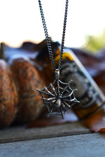 Only 2 Available! Widow Weaver Necklace -  18" Chain Included