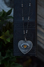 Eye of My Heart Milagro Necklace - Citrine - 18" Chain