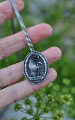 Not Today Reaper - Black Onyx - 18" Chain Included
