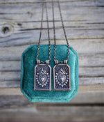 Pre-Order! Sacred Heart Pennant Necklace - Choose Your Chain Length