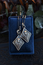 Sterling Silver Thistle Necklace - Chain Included