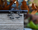 Cauldron of Bats Stud Earrings - Sterling Silver