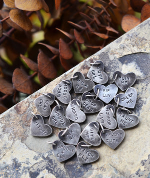 Pre-Order! Limited Edition! Halloween Candy Conversation Heart - Chain is included