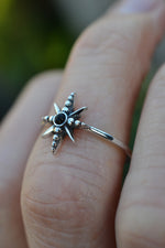 Midnight Star Ring - Sterling Silver - Sizes 5-10!
