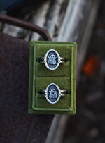 Cameo Ghostie Ring - Sterling Silver - Made to Order in your Size!
