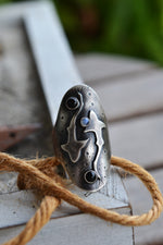 2 Shark Saddle Ring - Will fit like a Size 9