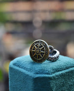 Pre-Order! Davy Jones Locker Ring  - Sterling Silver and Brass