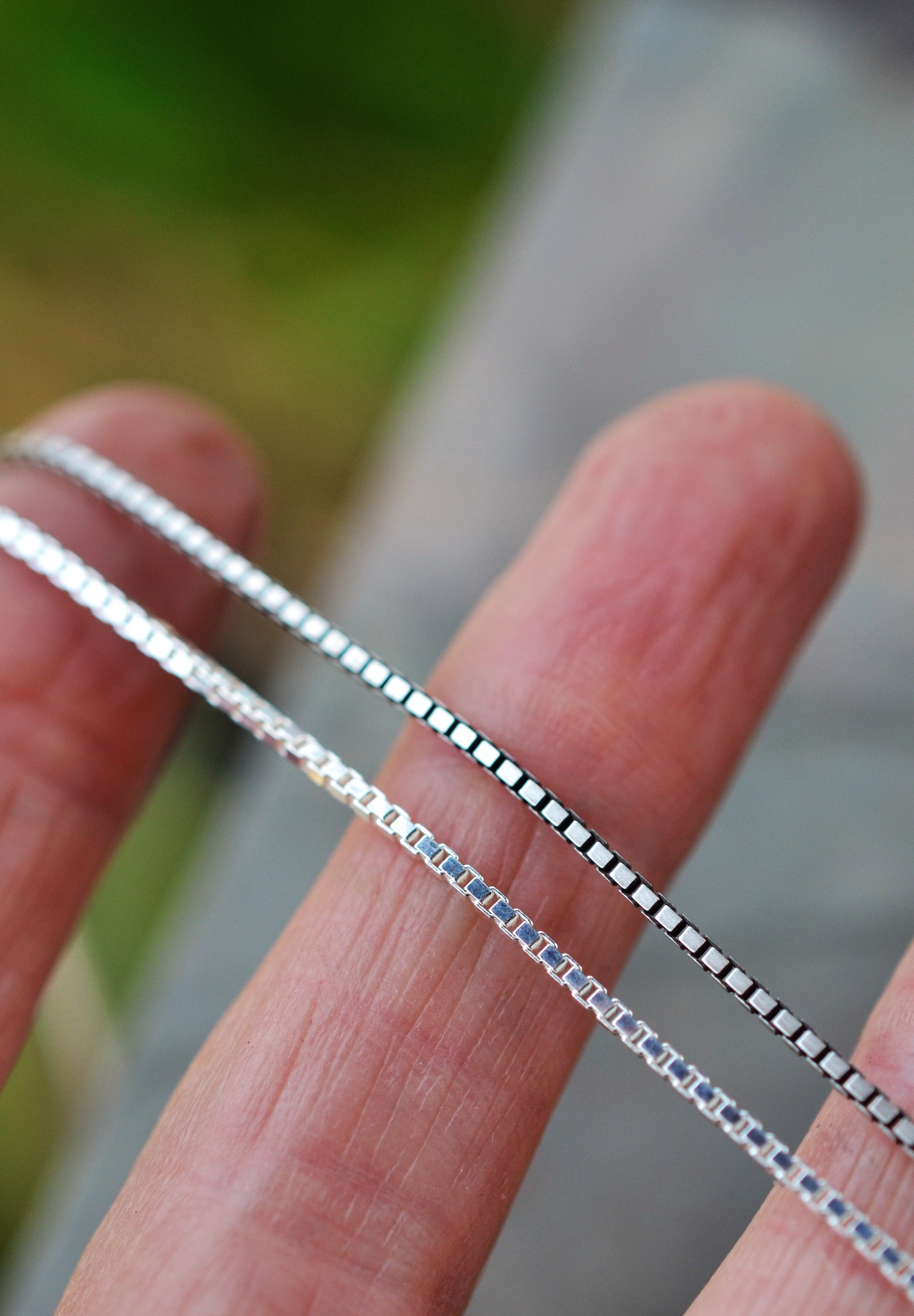 Medium Box Style Chain, Diamond Cut 1.45mm - Choose Your Length