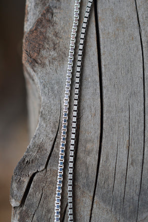 Medium Box Style Chain. Diamond Cut 1.45mm - Choose Your Length