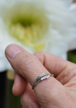 Feather Ring - Sterling Silver - SIZES 6-11!