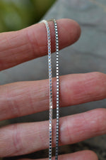 Medium Box Style Chain. Diamond Cut 1.45mm - Choose Your Length