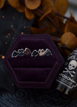 Cute Bat Studs - Sterling Silver