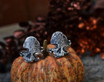 Made to Order Halloween Skull and Bones Ring - No Embellishments