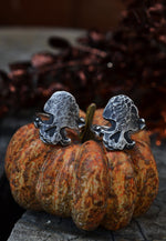 Made to Order Halloween Skull and Bones Ring - No Embellishments