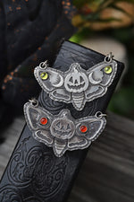 Jolly Jack-O-Lantern Moth- Peridot - 18" Chain Included