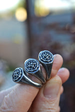 Spider in Web Signet Ring - Sterling Silver - Pre-Order in your Size!
