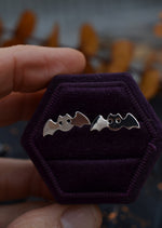 Cute Bat Studs - Sterling Silver