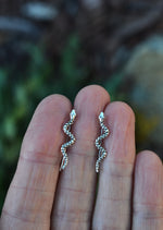 Snake Ear Climbers - Sterling Silver