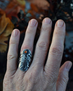 Sleepy Hollow Ring - Headless Horseman - Hessonite Garnet - Size 7